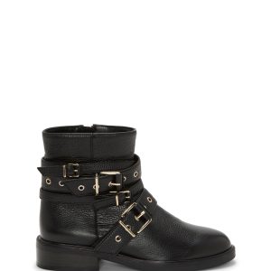 Arielle Multi-Buckle Moto Bootie