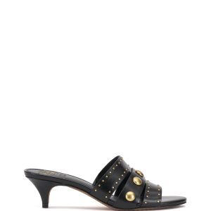 Kyler Studded Kitten Heel Sandal