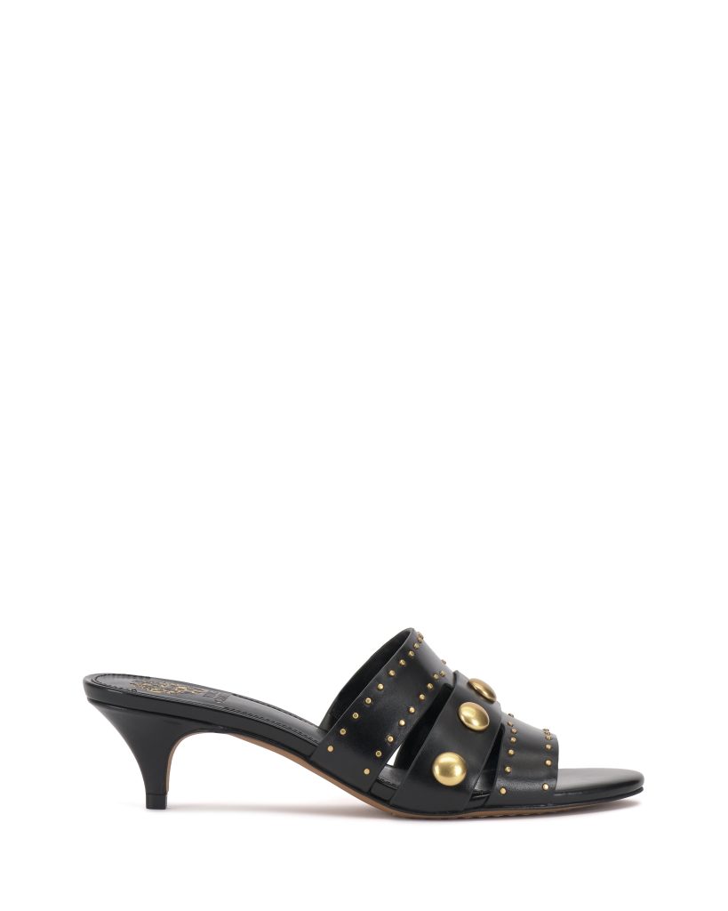Kyler Studded Kitten Heel Sandal